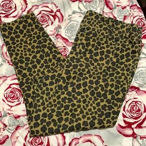 Terra & Sky leopard print jeggings